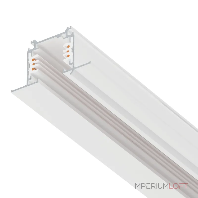 Трек шестиконтактный встраиваемый 3-фазн со стыковочными пазами (круглые медные жилы), 3м Lightstar Quattro/DALI/ 503035-R-DALI от ImperiumLoft