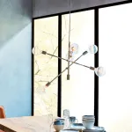 Люстра на штанге Mobile Chandelier - Large 6 хром