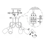 Потолочная люстра Gillian 54983-4D Globo