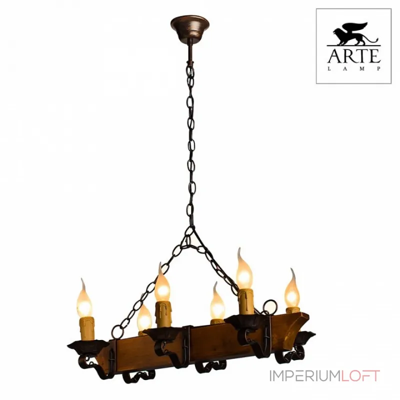 Подвесная люстра Arte Lamp Taverna A9525LM-6BR от ImperiumLoft Подвесная люстра Arte Lamp Taverna A9525LM-6BR от ImperiumLoft