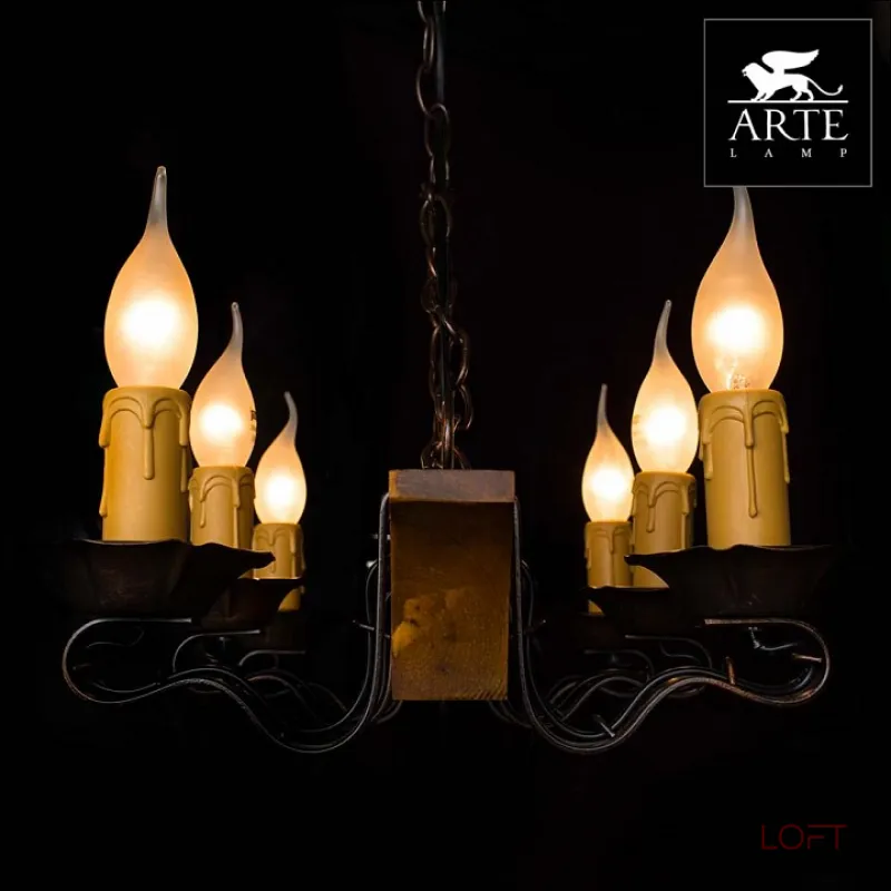Подвесная люстра Arte Lamp Taverna A9525LM-6BR от ImperiumLoft Подвесная люстра Arte Lamp Taverna A9525LM-6BR от ImperiumLoft