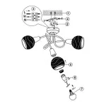 Потолочная люстра Elliott 54341-3 Globo