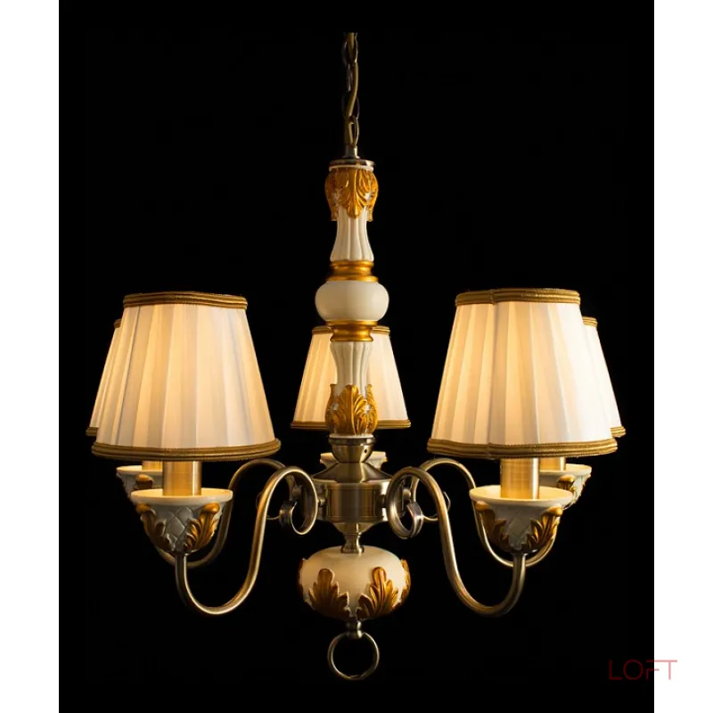 Подвесная люстра Arte Lamp Benessere A9570LM-5WG Подвесная люстра Arte Lamp Benessere A9570LM-5WG