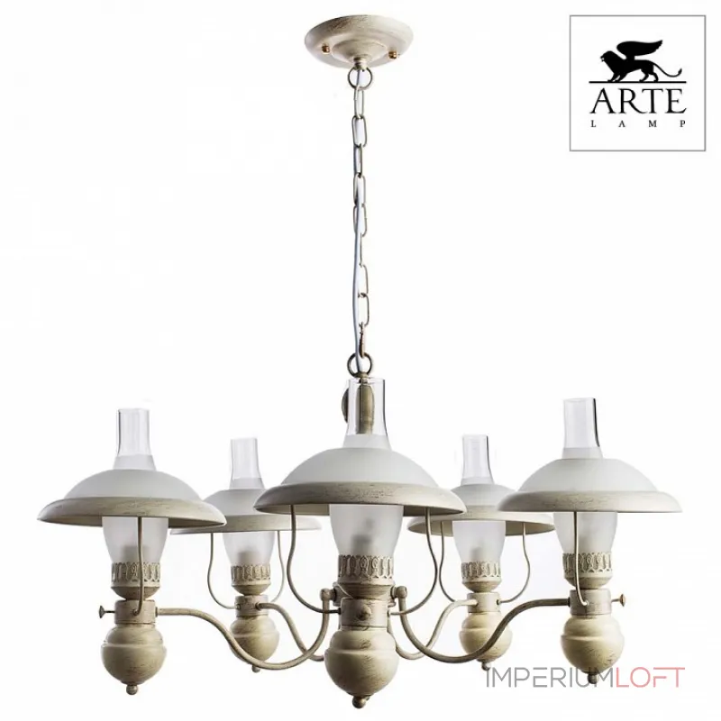 Подвесная люстра Arte Lamp Capanna A4533LM-5WG от ImperiumLoft Подвесная люстра Arte Lamp Capanna A4533LM-5WG от ImperiumLoft
