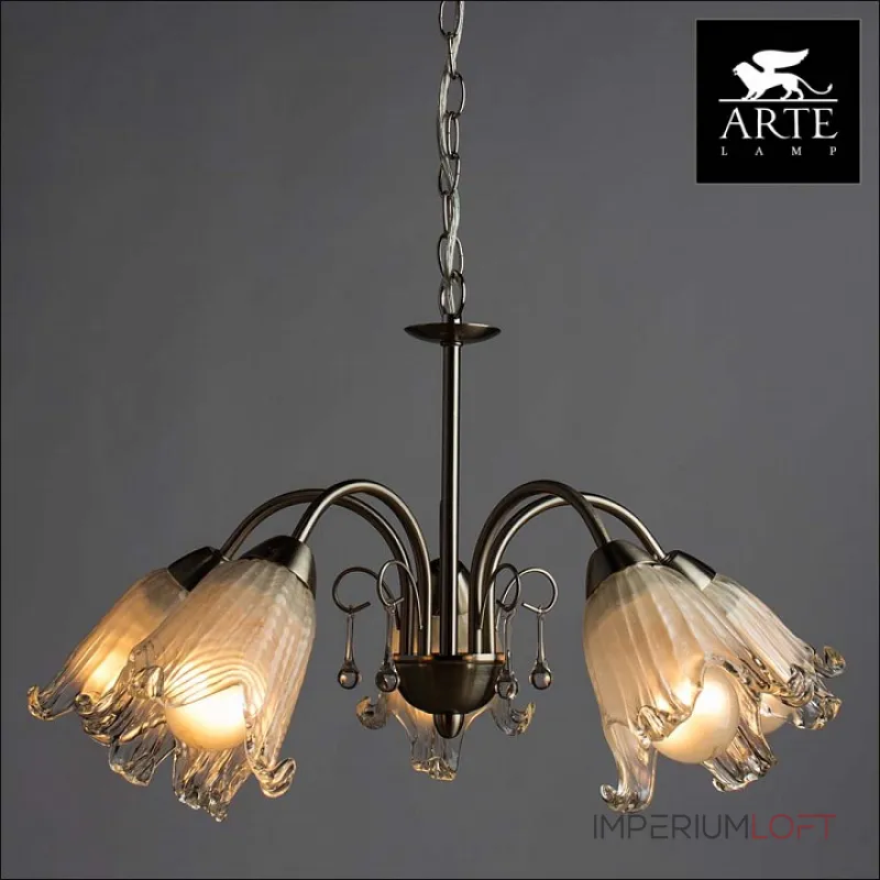 Подвесная люстра Arte Lamp Sussurro A7957LM-5SS от ImperiumLoft Подвесная люстра Arte Lamp Sussurro A7957LM-5SS от ImperiumLoft