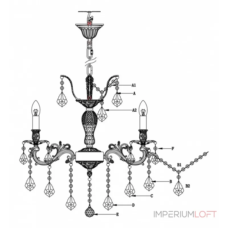 Подвесная люстра Lucia Tucci Barletta BARLETTA 122.6 coffe gold от ImperiumLoft Подвесная люстра Lucia Tucci Barletta BARLETTA 122.6 coffe gold от ImperiumLoft