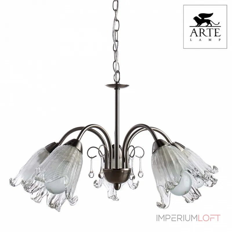 Подвесная люстра Arte Lamp Sussurro A7957LM-5SS от ImperiumLoft Подвесная люстра Arte Lamp Sussurro A7957LM-5SS от ImperiumLoft