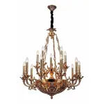 Подвесная люстра Lucia Tucci Firrnze FIRENZE 1780.15.3 antique gold от ImperiumLoft