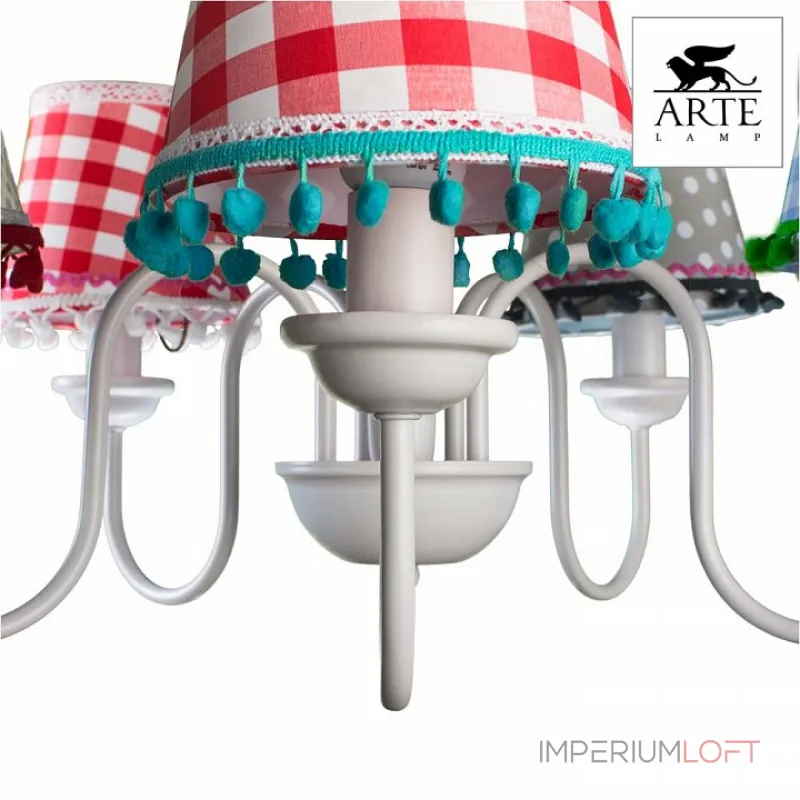 Подвесная люстра Arte Lamp Kids A5165LM-5WH