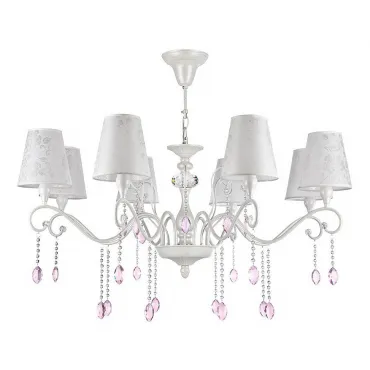 Подвесная люстра Freya Adelaide FR2306-PL-08-W L97 Подвесная люстра Freya Adelaide FR2306-PL-08-W L97