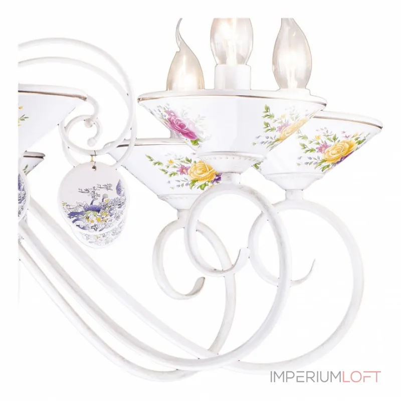 Подвесная люстра Arte Lamp Fiorato A2061LM-10WG Подвесная люстра Arte Lamp Fiorato A2061LM-10WG
