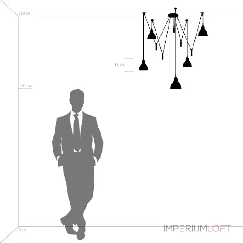 Подвесной светильник Lightstar Acrobata 761057