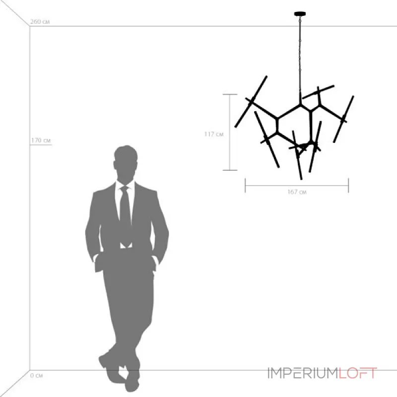 Подвесной светильник Lightstar Struttura 742143 Подвесной светильник Lightstar Struttura 742143