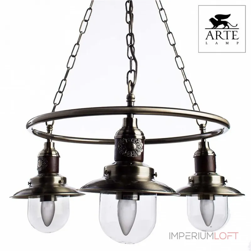 Подвесная люстра Arte Lamp Sailor A4524LM-3AB от ImperiumLoft Подвесная люстра Arte Lamp Sailor A4524LM-3AB от ImperiumLoft