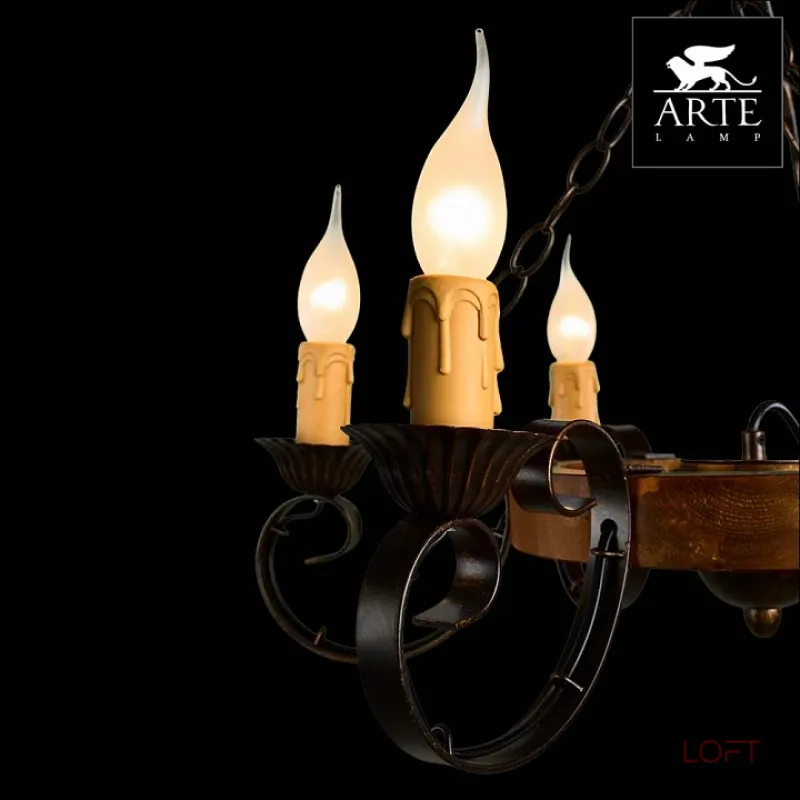 Подвесная люстра Arte Lamp Taverna A9520LM-6BR от ImperiumLoft Подвесная люстра Arte Lamp Taverna A9520LM-6BR от ImperiumLoft