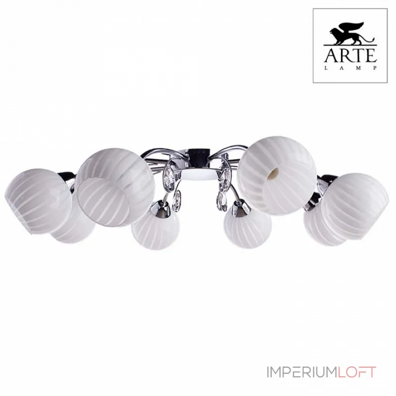 Потолочная люстра Arte Lamp Uva A9524PL-8CC Потолочная люстра Arte Lamp Uva A9524PL-8CC