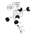 Потолочная люстра Elliott 54341-5 Globo