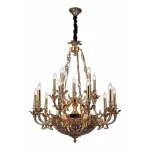 Подвесная люстра Lucia Tucci Firrnze FIRENZE 1781.15.3 antique gold от ImperiumLoft