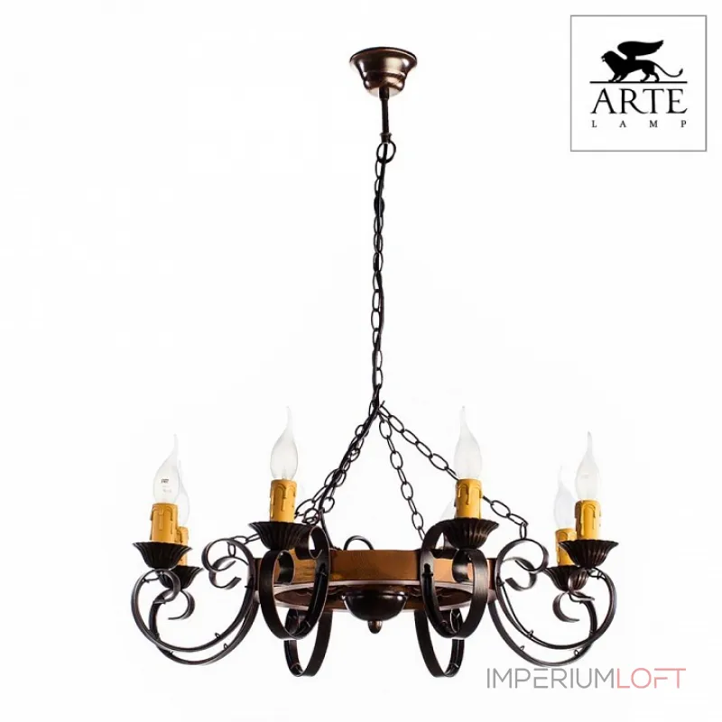Подвесная люстра Arte Lamp Taverna A9520LM-8BR от ImperiumLoft Подвесная люстра Arte Lamp Taverna A9520LM-8BR от ImperiumLoft