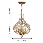 Подвесная люстра Favourite Batun 2020-3P от ImperiumLoft