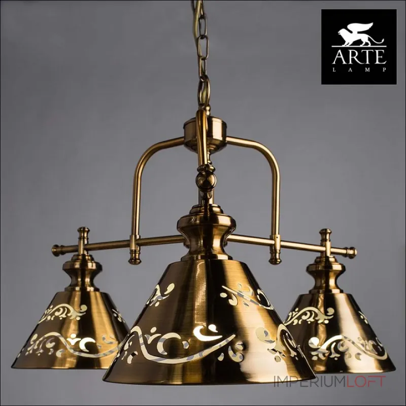 Подвесная люстра Arte Lamp Kensington A1511LM-3PB от ImperiumLoft Подвесная люстра Arte Lamp Kensington A1511LM-3PB от ImperiumLoft