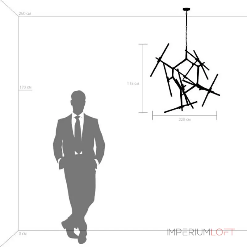 Подвесной светильник Lightstar Struttura 742203