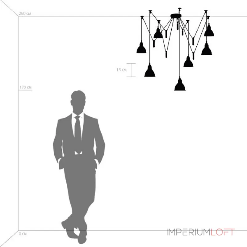 Подвесной светильник Lightstar Acrobata 761076 Подвесной светильник Lightstar Acrobata 761076