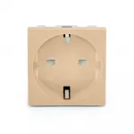 Золотая электрическая розетка от ImperiumLoft