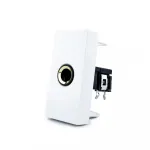 Розетка jack 6.3 мм белая от ImperiumLoft