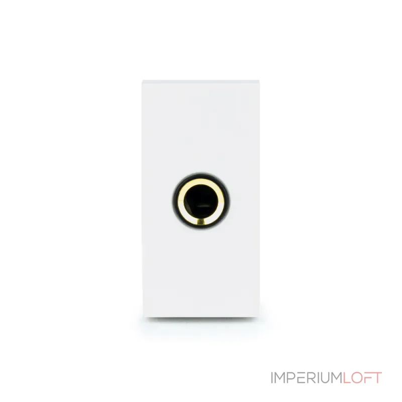 Розетка jack 6.3 мм белая от ImperiumLoft Розетка jack 6.3 мм белая от ImperiumLoft