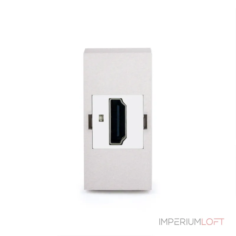 Серебряная HDMI розетка от ImperiumLoft Серебряная HDMI розетка от ImperiumLoft