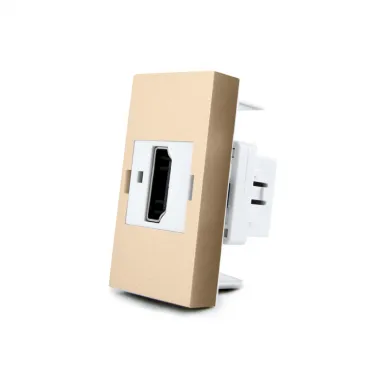 Золотая розетка HDMI