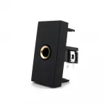 Розетка jack 6.3 мм черная от ImperiumLoft