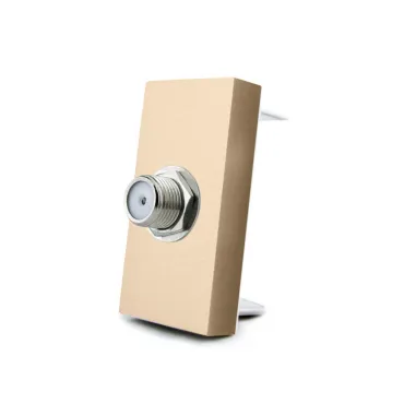 Золотая телевизионная розетка SAT Золотая телевизионная розетка SAT