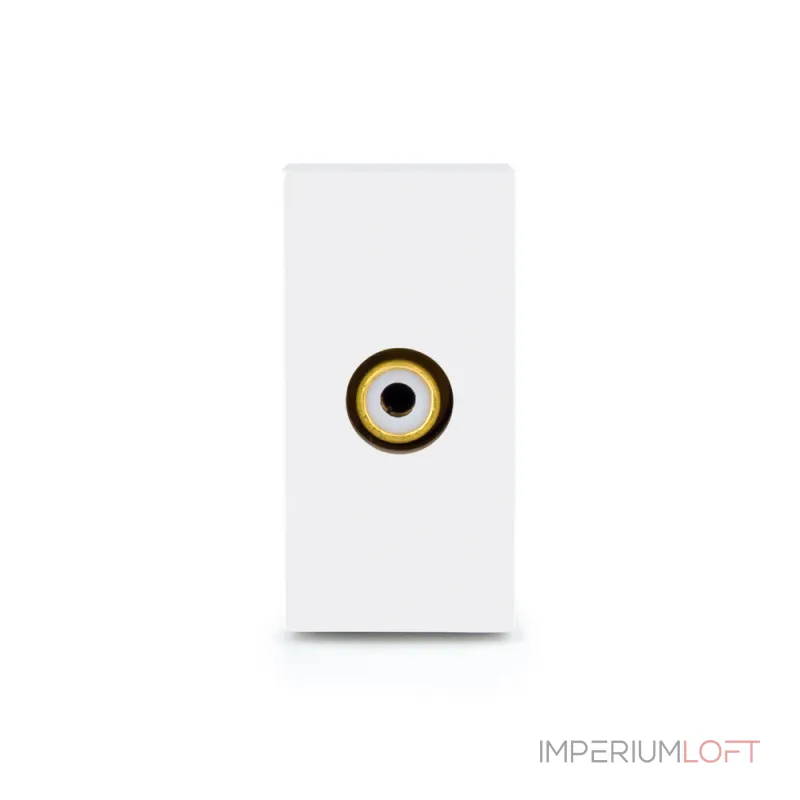 Видео розетка RCA белая от ImperiumLoft Видео розетка RCA белая от ImperiumLoft