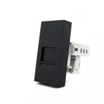 Розетка сетевая RJ-45 черная от ImperiumLoft