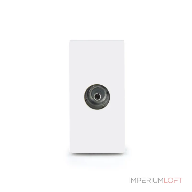 Розетка телевизионная белая от ImperiumLoft