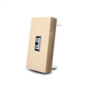 Золотая розетка USB 5В 2.1А Золотая розетка USB 5В 2.1А