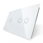 Белая рамка для одноклавишного и двухклавишного сенсорных выключателей от ImperiumLoft