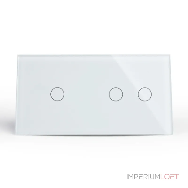 Белая рамка для одноклавишного и двухклавишного сенсорных выключателей от ImperiumLoft