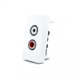 Аудио розетка RCA белая от ImperiumLoft