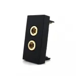 Аудио розетка Banana черная от ImperiumLoft