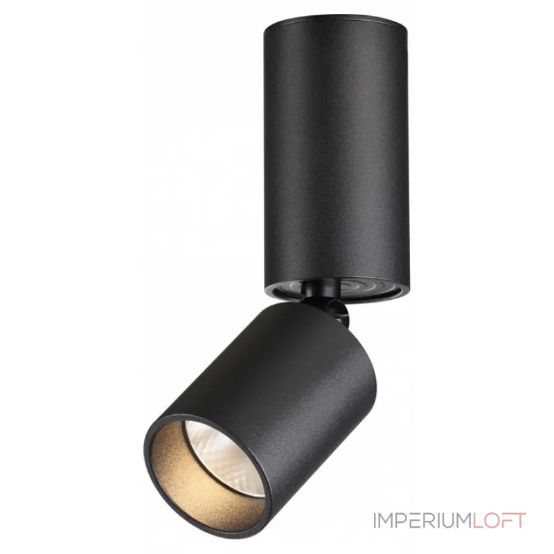 Светильник накладной светодиодный IP20 LED 5W 85-265V 3000K 600Лм TUBO 359315 OVER NT24 000 Черный от ImperiumLoft