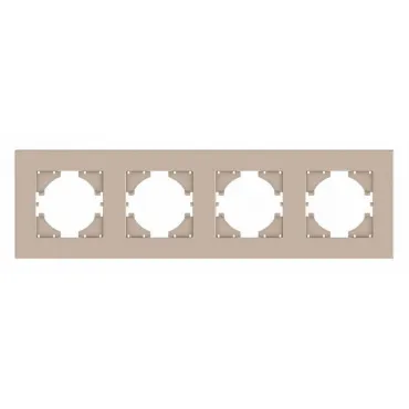 Рамка на 4 поста Gusi Electric CITY С1114-027 Рамка на 4 поста Gusi Electric CITY С1114-027