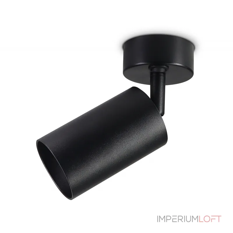 Накладной спот с выключателем TA127 BK черный GU10 max 12W D70*164*D55 от NovaLamp