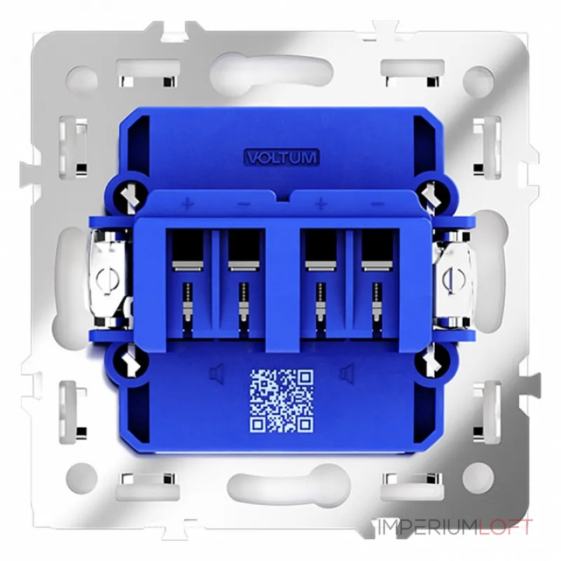 Розетка акустическая без рамки Voltum S70 VLS060302 от ImperiumLoft Розетка акустическая без рамки Voltum S70 VLS060302 от ImperiumLoft