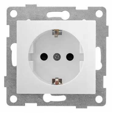 Розетка с заземлением и со шторкой без рамки Gusi Electric BRAVO С10Р4-001 Розетка с заземлением и со шторкой без рамки Gusi Electric BRAVO С10Р4-001