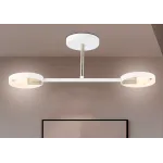 Подвесной светильник со сменной лампой TR8222/2 WH/SB белый/бронза E27/2 max 40W 510*165*190 от ImperiumLoft