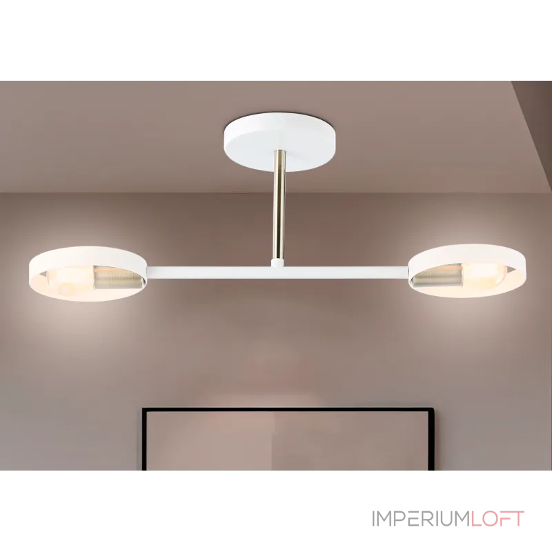 Подвесной светильник со сменной лампой TR8222/2 WH/SB белый/бронза E27/2 max 40W 510*165*190 от ImperiumLoft Подвесной светильник со сменной лампой TR8222/2 WH/SB белый/бронза E27/2 max 40W 510*165*190 от ImperiumLoft