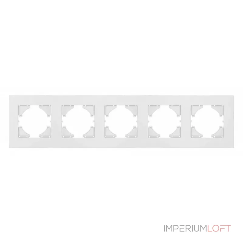 Рамка на 5 постов Gusi Electric CITY С1115-001 от ImperiumLoft